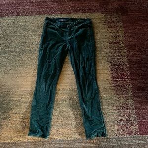 J. Crew Dark Green Reid Cords Size 26P